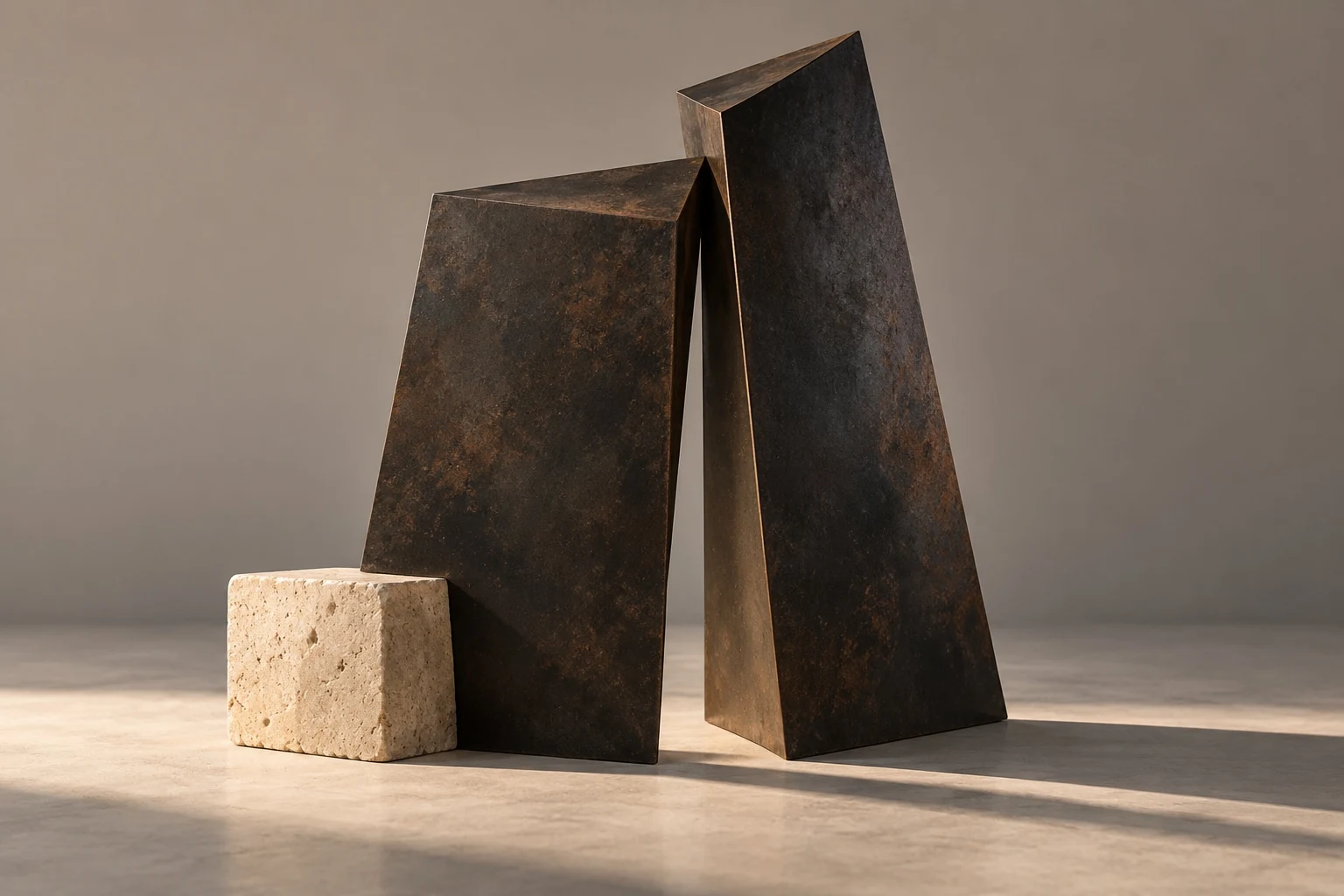 Zwischenraum · digitale Raum- und Materialstudien · Gesamtansicht