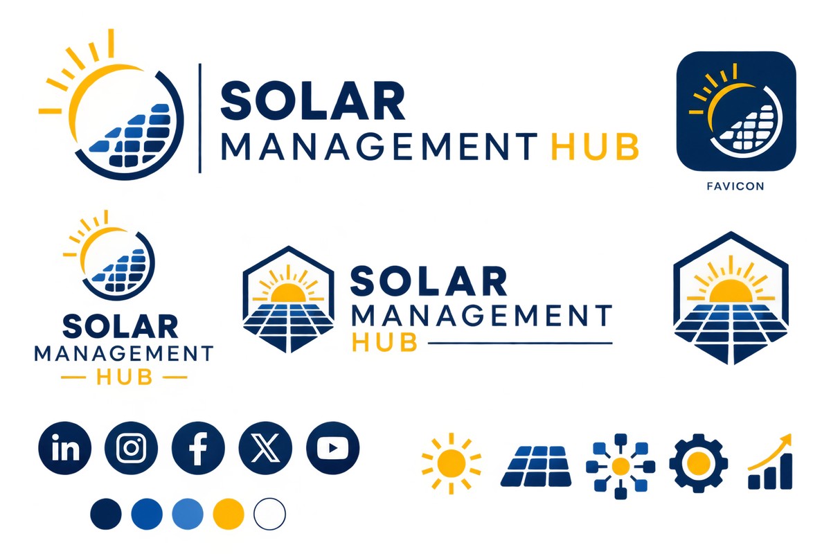 Markenasset-Set der Plattform: horizontales Logo-Lockup mit Ring-Signet, gestapelte Variante, Hexagon-Logo, Favicon, Social-Icons und Farbwerte